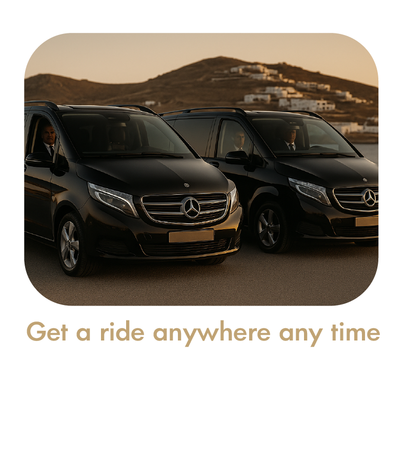 Get a ride anywhere any time